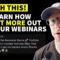 get most from your webinars