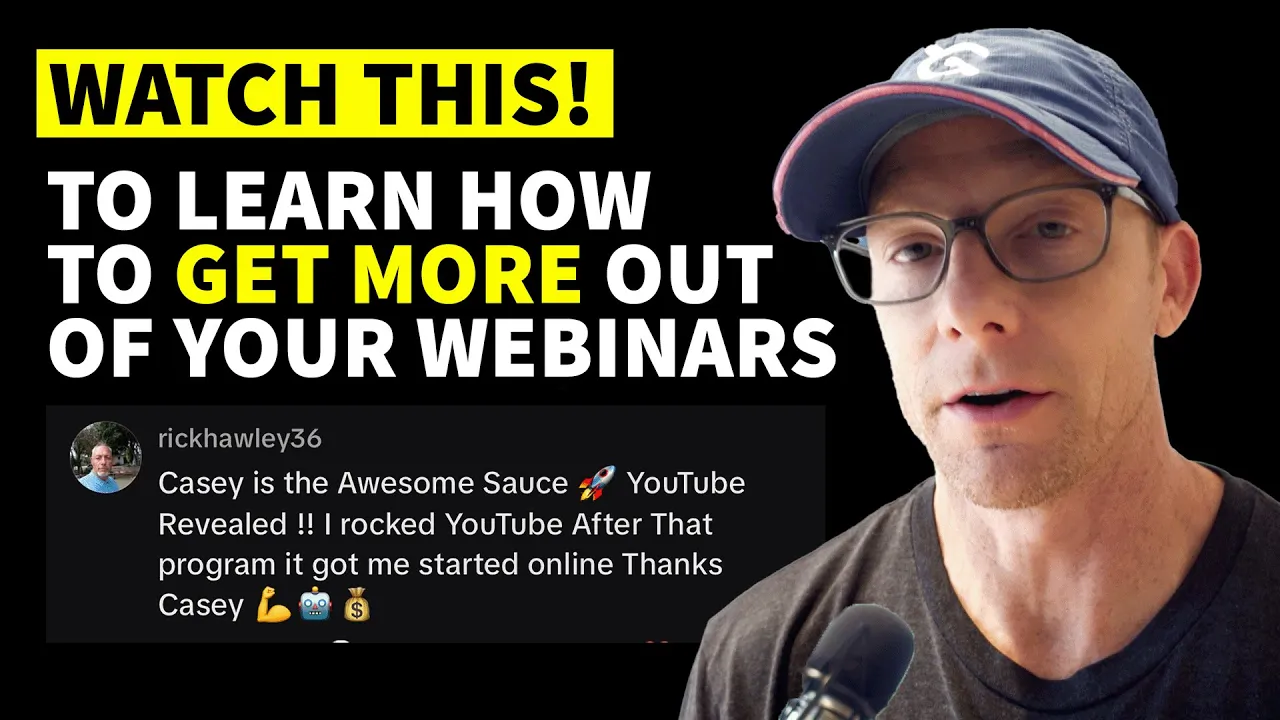 get most from your webinars