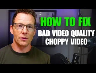 fix choppy webinar video