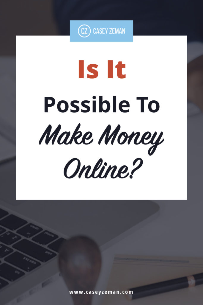 Is it possible to make money online?.001